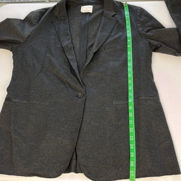 Forte Forte Wool Blazer Heathered Gray Single Button Lightweight Jacket XL - Picture 5 of 9